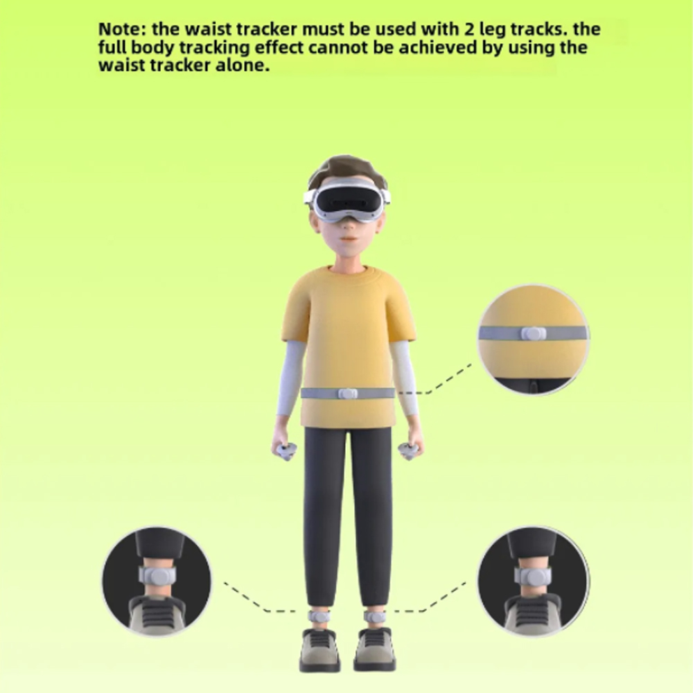 Pico waist motion tracker 2.0- drakt for pico 4/ , pico 4 pro og utlra motion capture-pannebånd og støttebelte