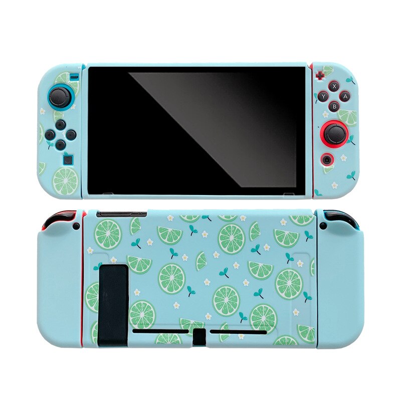 Neue Rosa Nette Erdbeere Protector Cases für Nintendo Schalter Zubehör Weiche TPU Shell Cover für Nintendos Schalter Haut Fall: lemon