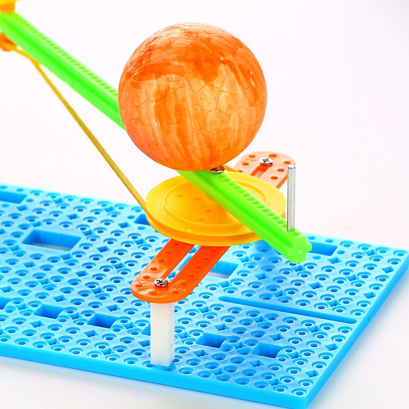 Gør-det-selv videnskab lille dims simpel sol jord måne model til børn hademade puslespil samlet legetøj fysik undervisningsressourcer