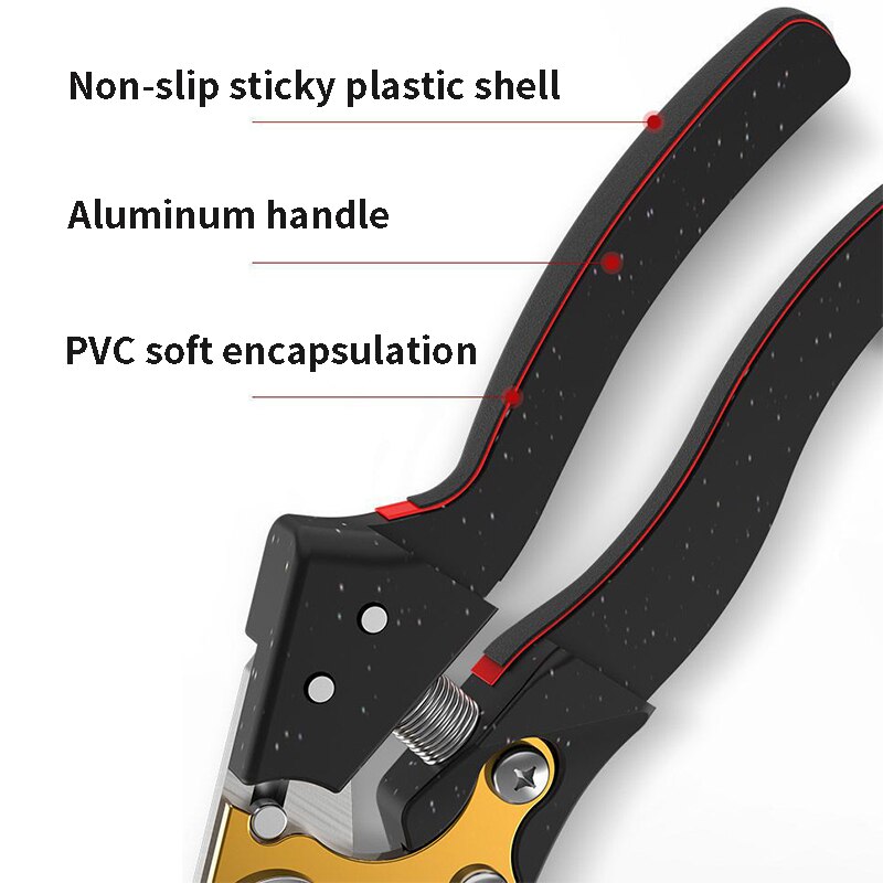 SK5 Garden Pruning Shears Tree Trimmers Secateurs Diameter Fruit Trees Branches Bonsai Flower Cultivating Easy Pruners Scissors