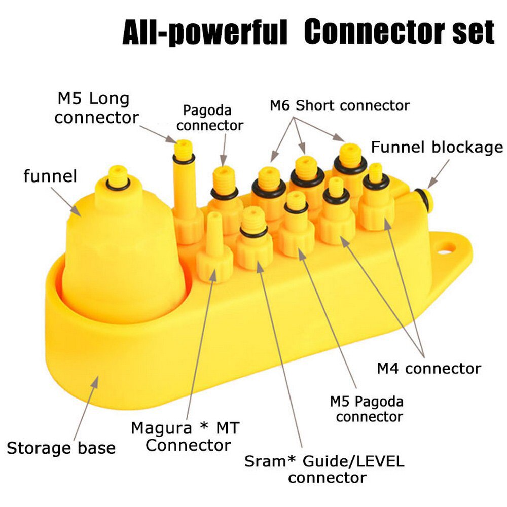 Bicycle Hydraulic Disc Brake Oil Bleed Kit Road Bike Brake Repair Tool for MAGURA for SRAM for TEKTRO for SHIMANO Oil Bleed Kit