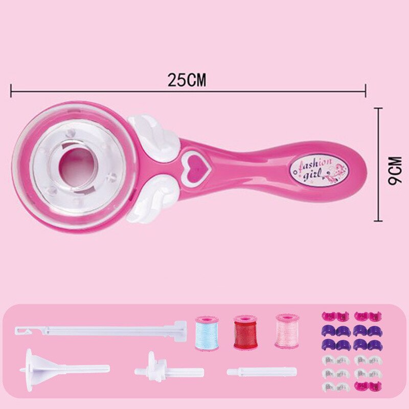 Mädchen Elektrische Automatische Haar Braid DIY Stilvolle Flechten Frisur Werkzeug Twist Flechter Maschine Weben Roller Pretend Kinder Spielzeug: A no box