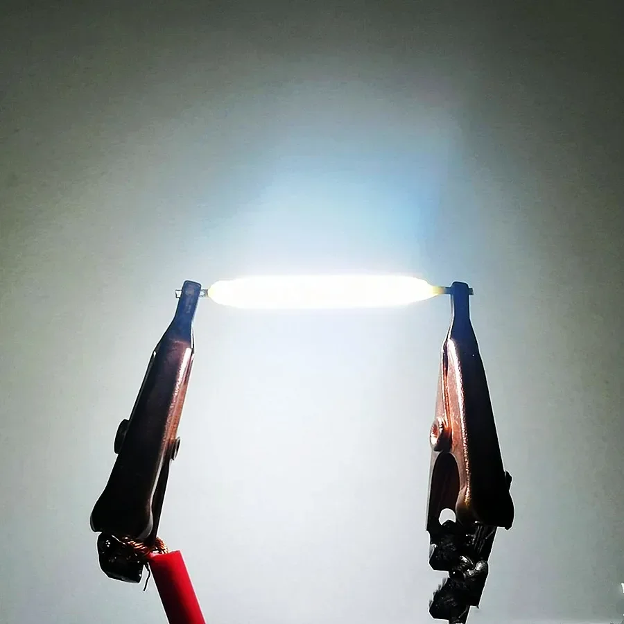 10 stuks 3v gloeilamp cob led filament edison lamp onderdelen diodes accessoires veelkleurige verlichting decoratie: Wit / 40w