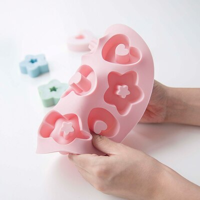 3d blomster hjerte silikone sæbe skimmel diy håndlavet sæbe gelé budding skimmel køkken bagning silikone forme