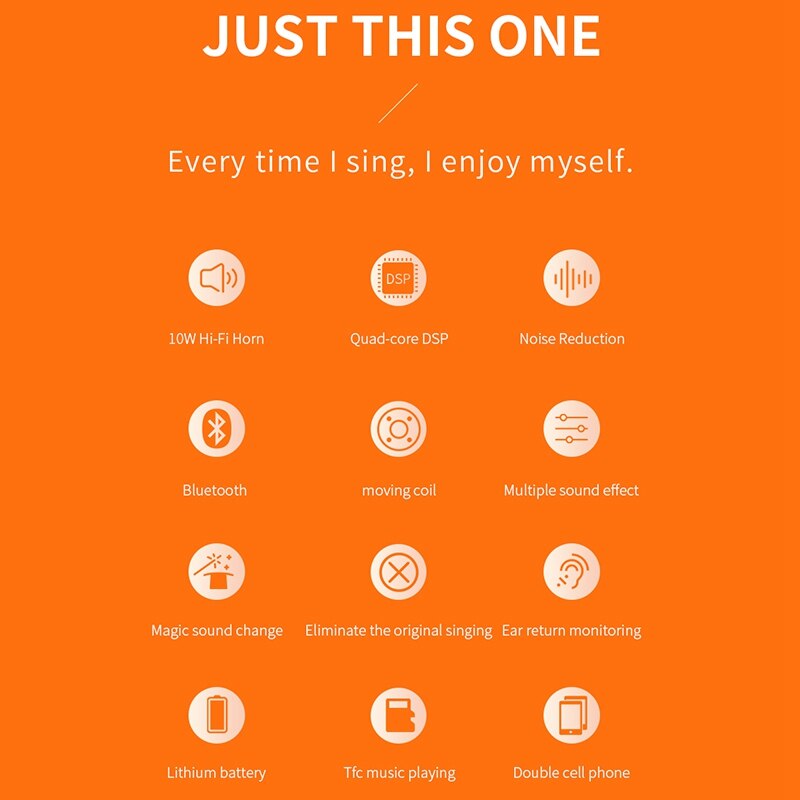 Wireless Microphone Mobile Phone Sound Card Live Dynamic Coil Sound Change o Microphone Integrated Microphone Golden