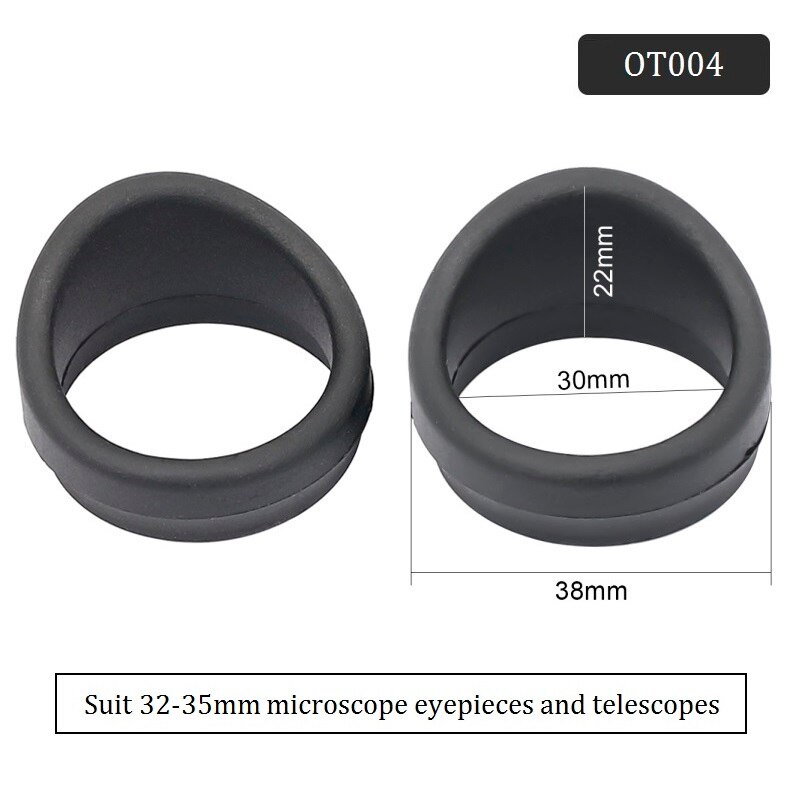 Okular-Augenmuscheln, Kappen, ein Paar Gummi-Ferngläser, Augenschützer, Stereomikroskop-Teile, Teleskope, Augenmuscheln, Innendurchmesser 29–36 mm: Gold