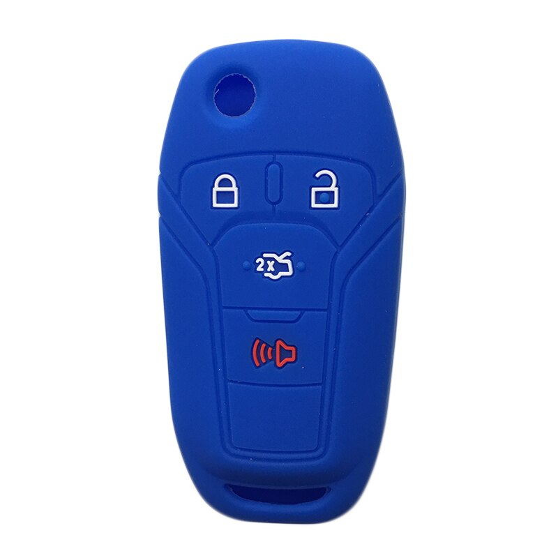 Car Key Cover Shell Skin Holder for Ford Fusion Mustang Fusion Fiesta Remote Flip Keys Case for Keychain Alarm