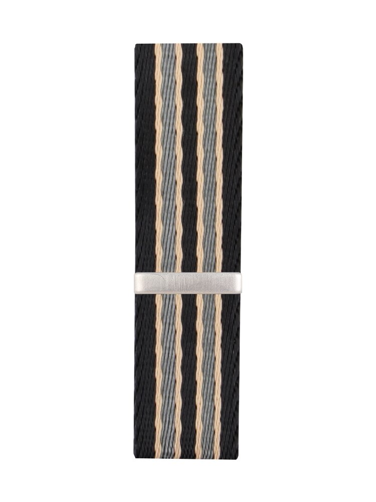 Lærredstribet nylon urbånd nato rem 20mm til omega 007 sea master nato "no time to die" armbånd pin buckletools