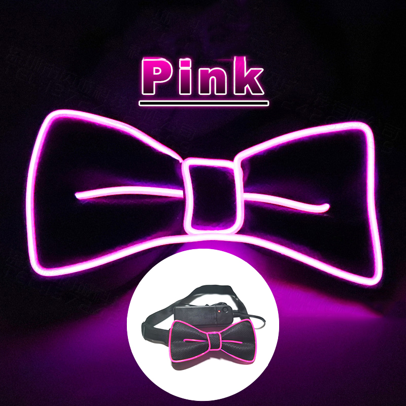 Leuchtende LED-Hosenträger für Herren, Fliege, Unisex, elastisch, verstellbar, Hosenträger, beleuchtete LED für Musik, Festival, Kostümparty: Lavendel