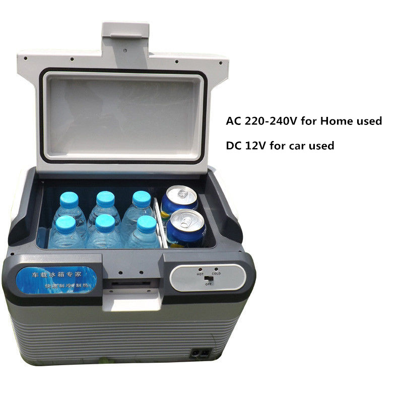 12L Portable Mini Refrigerator 12V/240V Car Camping Home Fridge Cooler/Warmer With 2 Charging Methods with Portable Handle