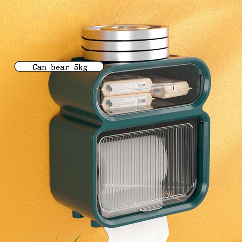 Wc Papier Rollen Halfter Papier Wasserdichte Zauberstab Montiert Lagerung Kasten Fach Gewebe Kasten Papier Handtuch Spender Halfter Schlecht