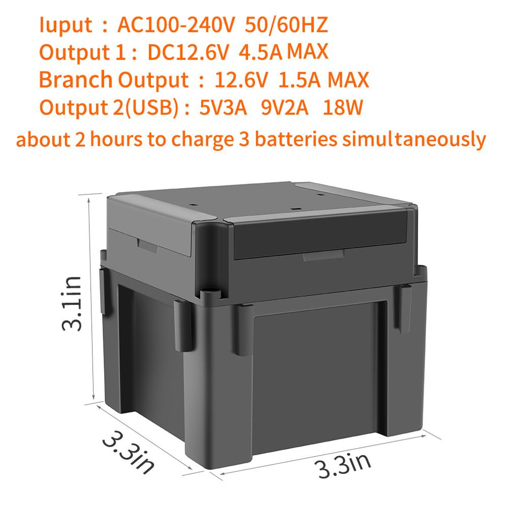 For DJI Robomaster S1 Balanced Battery Charging Hub 3-In-1 Intelligent Charger For RobomasterS1 Chargers cable #1220