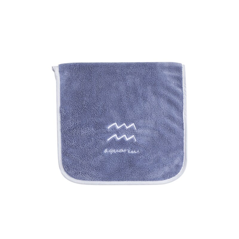 32*60cm Face Towel Microfiber Water Absorption Constellations Home Quick Dry Towels Small Soft Embroidery Bath Shower