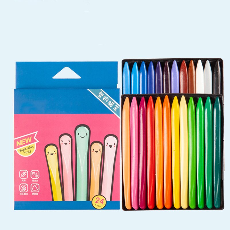 36 Kleuren Driehoekige Kleurpotloden Driehoekige Colouring Potlood Voor Studenten Kids Kinderen Yu-Home