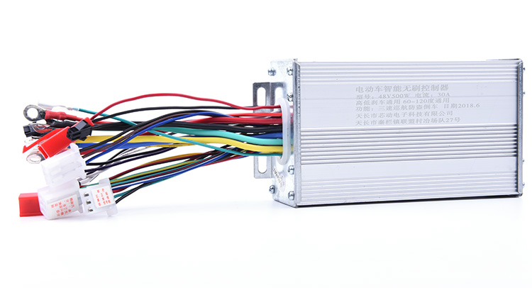 Contrôleur de moteur, batterie acide au plomb, 48V, 60V, 72V, 350/450/500/800W, capteur, moteur cc sans balais, pour vélos électriques