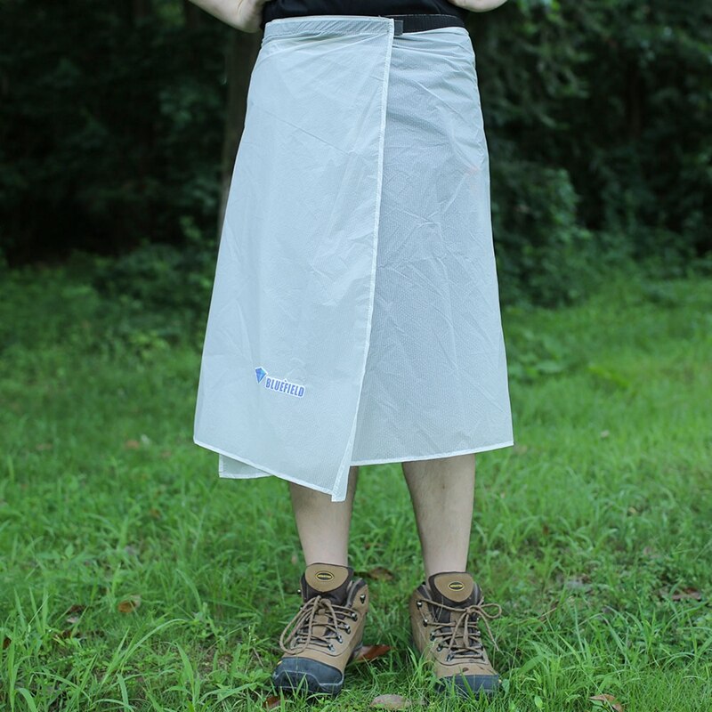 Letvægts 15d silikone belægning regntøj regntøj lang regn kilt vandtæt nederdel buks bukser til udendørs vandreture camping