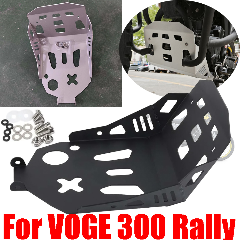 Para Loncin VOGE 300 Rally 300 GY RALLY300 accesorios cubierta de protección del motor chasis bajo Protector placa de deslizamiento Protector del vientre