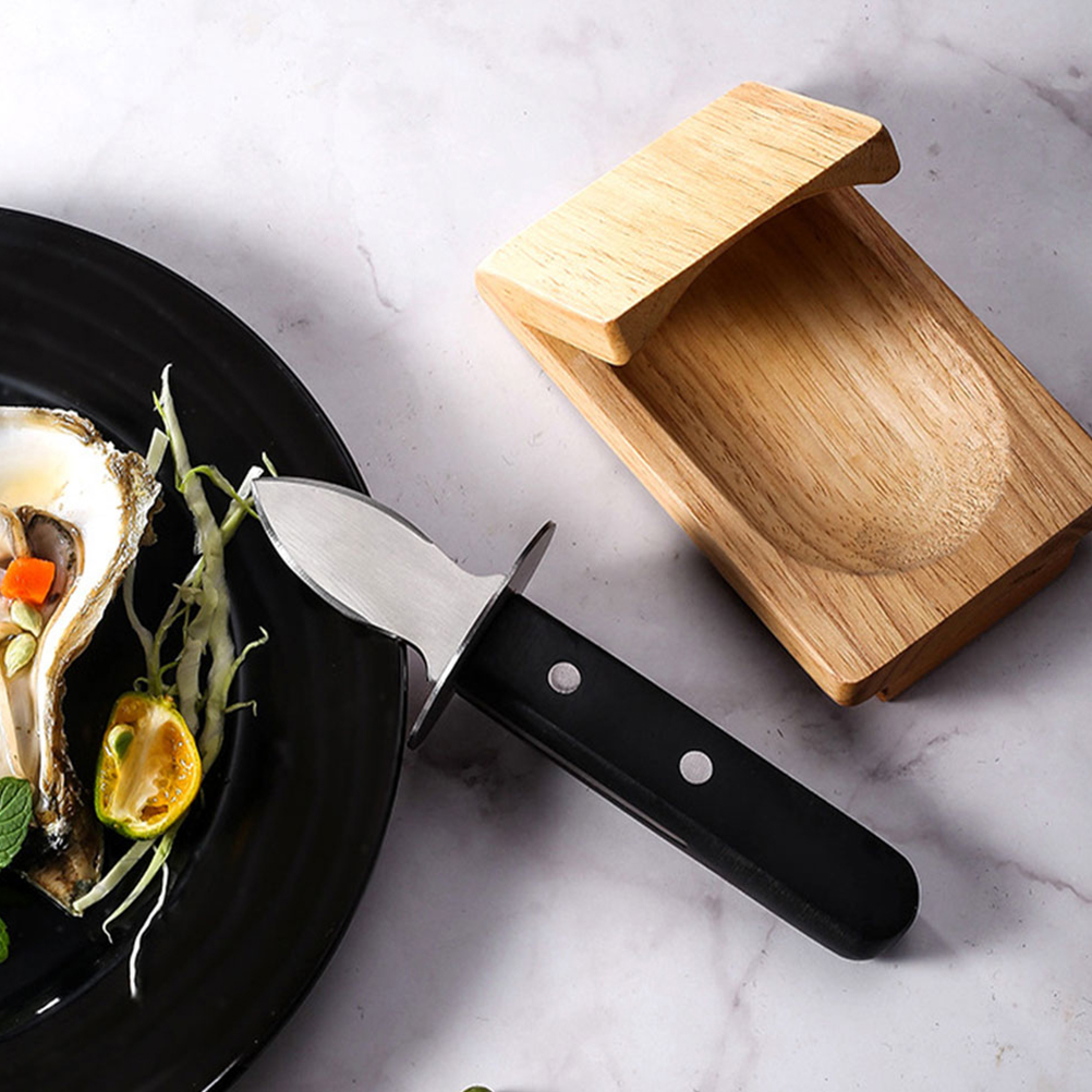 1 Set/9pcs Oyster Cutter Seafood Shell Shucking Opener Oyster Shucker with Forks