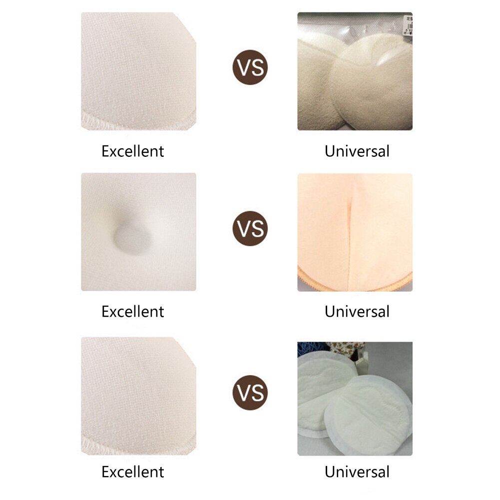 8pcs Nursing Breast Pad Cloth Reusable Maternal Convenient Absorbent Durable Milk Washable Ultra Thin Soft Breathable Leak Proof