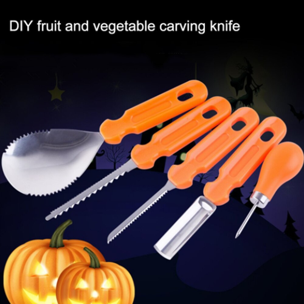14Pcs/set Pumpkin Carving Tool Kit Halloween Carve Sculpt Pumpkin Cutters Thanksgiving DIY Carving Knife Tools