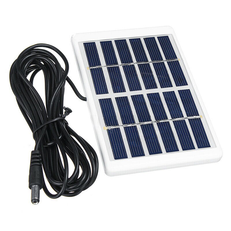 6V 5W Polysilicium Zonnepaneel Power Bank Draagbare Tablet Telefoon Oplader Solar Batterij Output Apparaten Voor Outdoor Camping wandelen