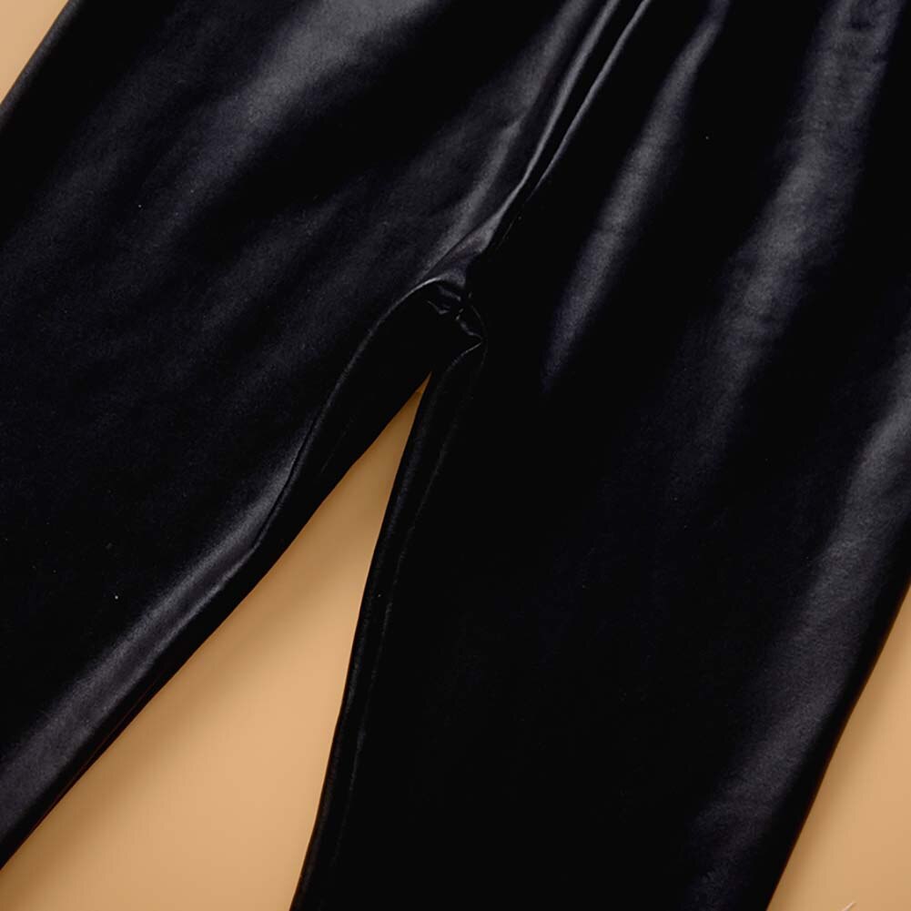 Baby Mädchen Gamaschen freundlicher Feste Gamaschen Bleistift Hosen freundlicher Warme Hosen Faux PU Leder Leggings Dünne Schlauch