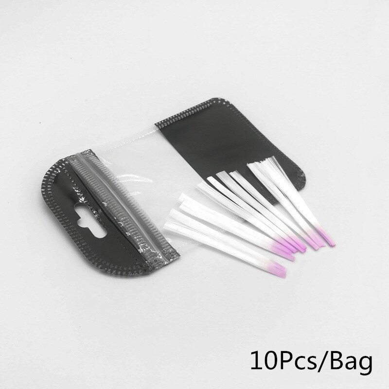 10 Stks/pak Glasvezel Nail Form Acryl Tips Nail Extension Glasvezel Nagels Art Franse Manicure Gereedschappen Beauty Accessoires