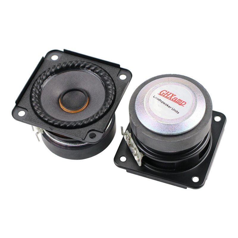 Ghxamp 2.75 inch 70MM Full Range Speaker 4ohm 30W Speaker Diy 88DB Full Frequency Loudspeaker Ripple Folding Edge 2pcs