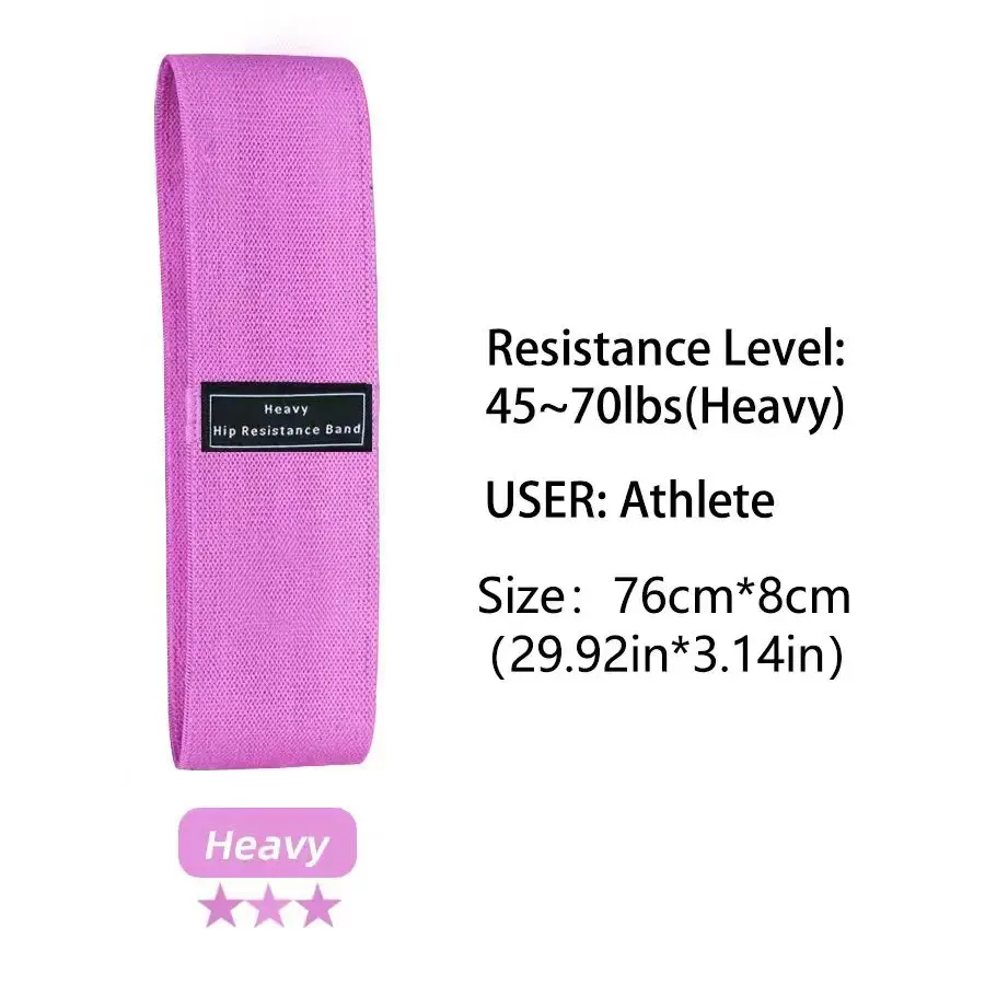 Stofweerstand Heup Booty Bands Glute Dij Elastische trainingsbanden Squat Circle Stretch Fitnessstrips Loops Yoga Gymapparatuur: Blauw
