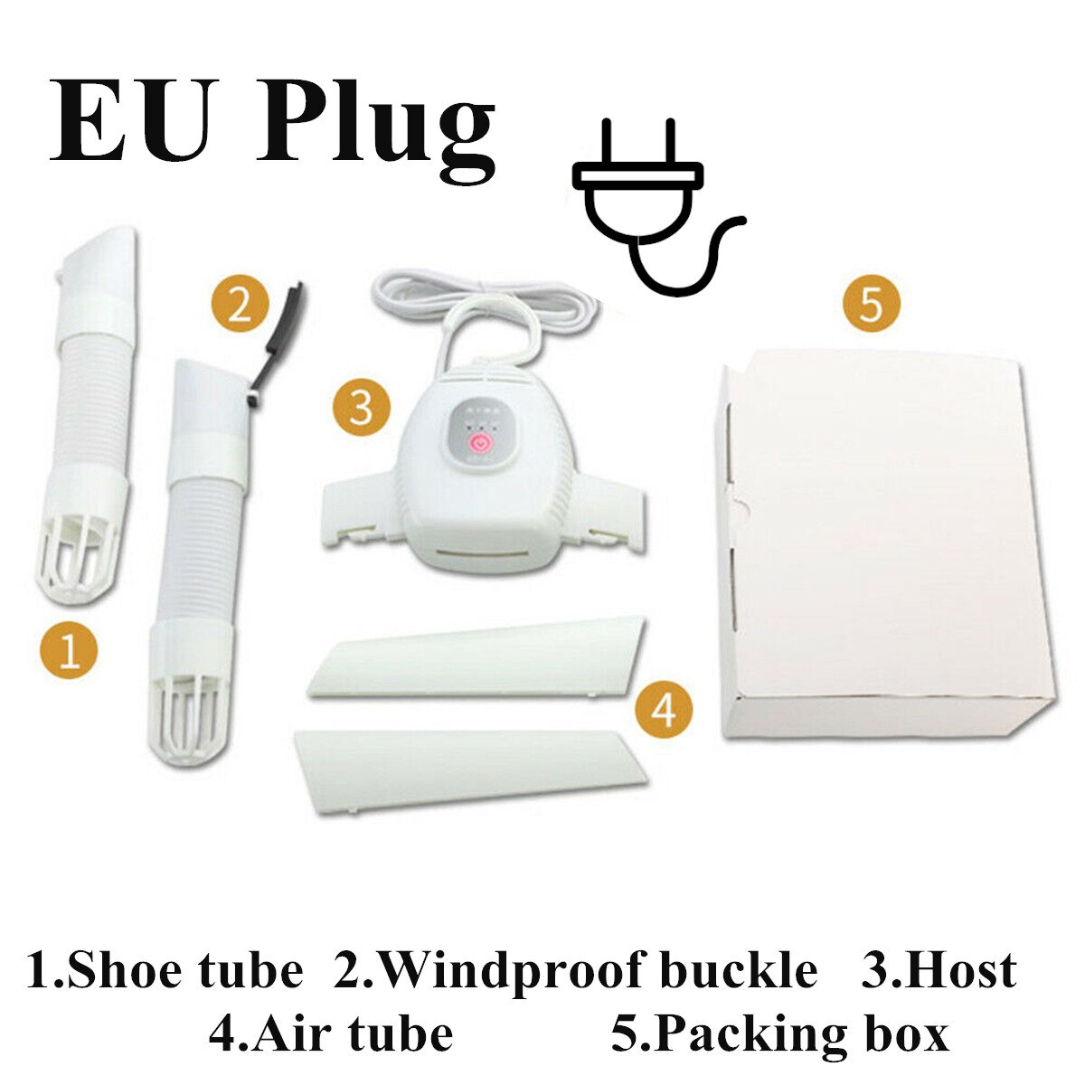 85-240V Electric Clothes Drying Rack Smart Clothes Hanger Dryer Rack Portable Outdoor Travel Mini Folding Clothing Shoes Heater: White EU plug