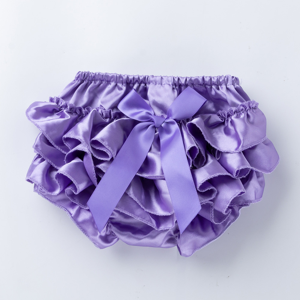 Arloneet baby bowknot volang bloomers shorts söt baby blöjöverdrag nyfödd shorts sommar volang byxor pp blöjshorts  j0620: Sid / 6m