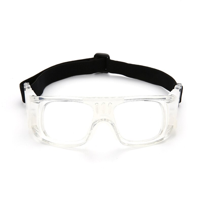Outdoor Sports Goggles Soccer Basketball Protective Eye Glass Over Glasses for Men Women and Youth SEC88: transparent