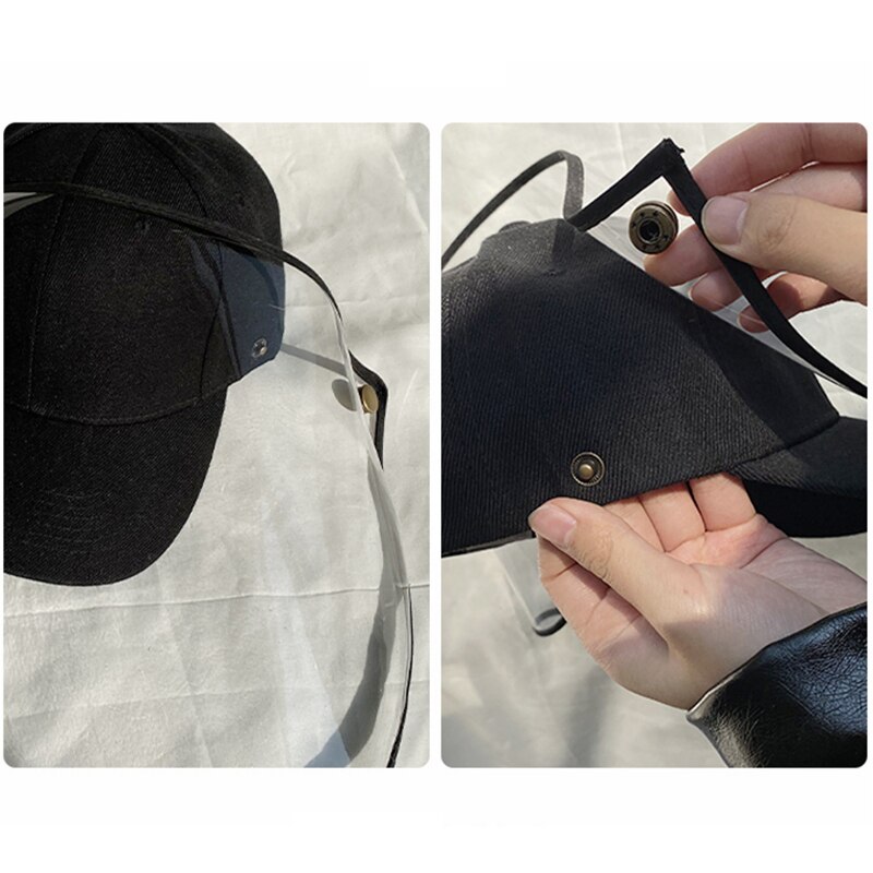 Protective Cap Anti-fog Windproof Hat Anti Infection Protective Hat Eye Protection Multi-function Anti-saliva Face Cover Cap