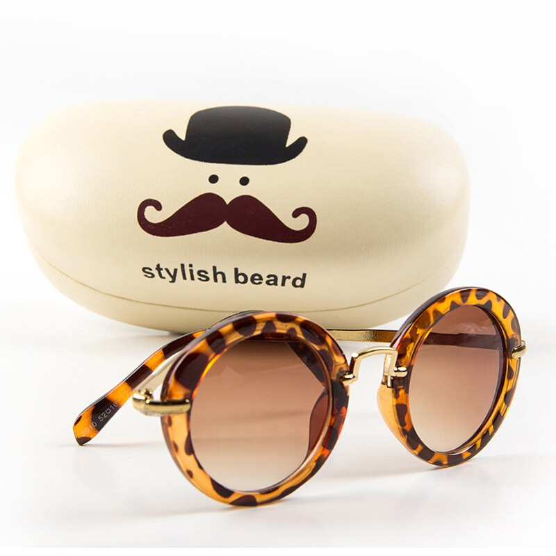 Dressuup baby drenge piger børn solbriller vintage runde solbriller  uv 400 børn sunglassoculos de sol lunette de soleil