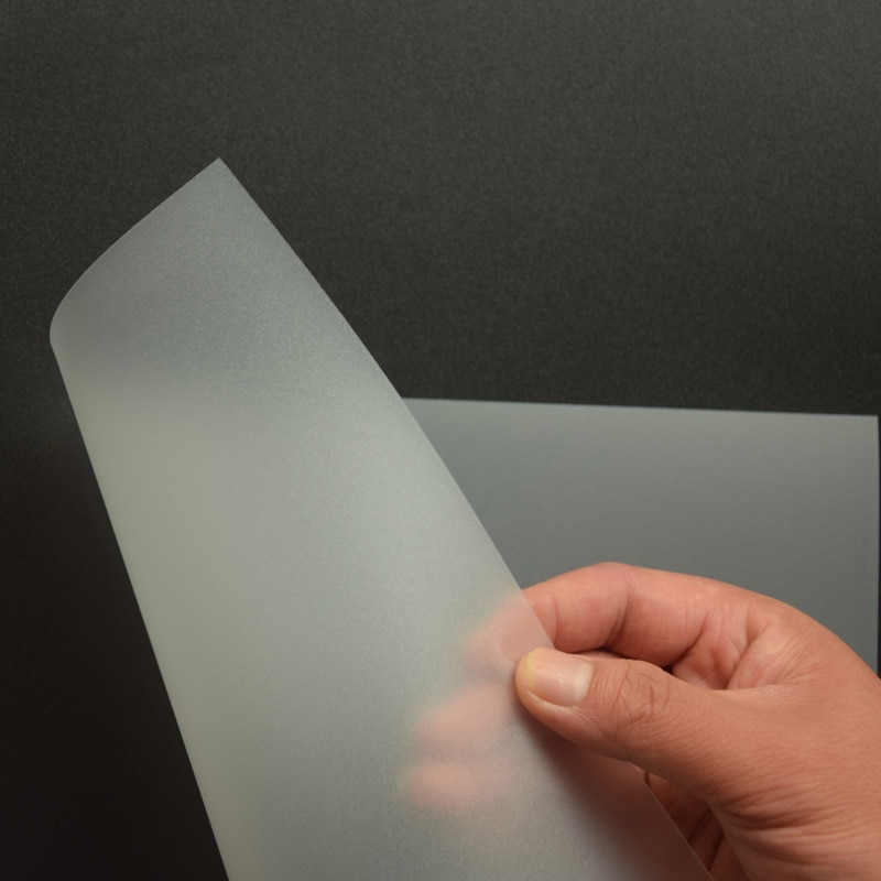 Couverture de reliure transparente mate A4, Film plastique PP pour reliure de documents, couverture de données de contrat, feuille mate pour fourniture de bureau