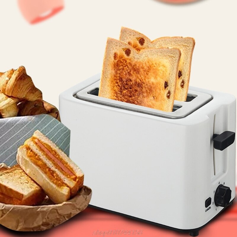 Automatic Toaster with Roll Roasting Attachment Stainless Steel Electric Breakfast Bread Slices Baking Decvice N09 20
