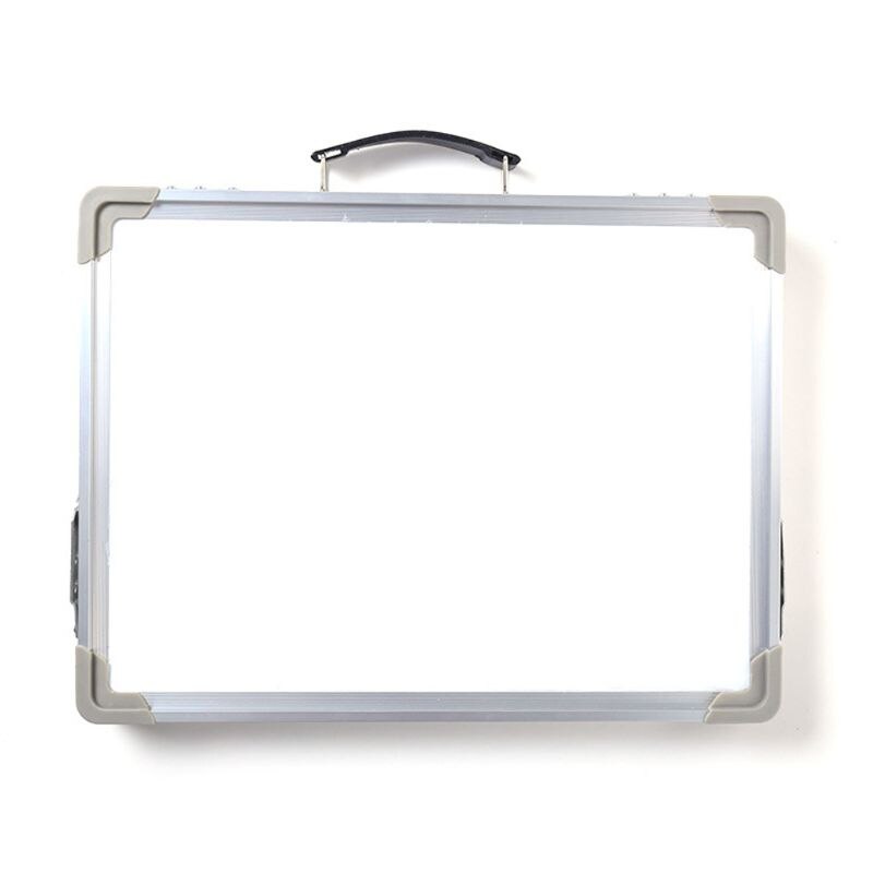 Desk Foldable Erase Whiteboard Portable Drawing Writing Magnetic Message Board LX9A