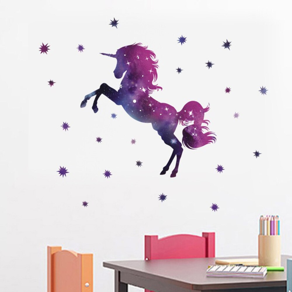 Star Wall Sticker Attractive Wallpaper Chic Wall Decal Decorative Sticker for Living Room Home Bedroom