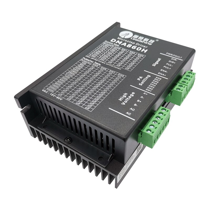 DMA860H AC18 ~ 80V DC24-80V controlador de pasos de 2 fases Leadshine DSP microstep