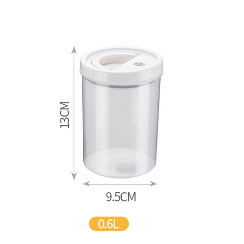 Joybos Potten Voor Bulk Granen Plastic Opslag Container Voedsel Keuken Opbergdoos En Organisatie Bulk Container Koelkast Opslag: 0.6L