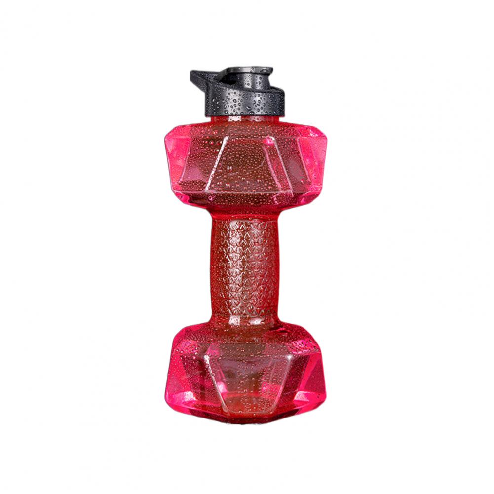 500/1500/2200/2600ML Hantel Wasser Flasche ET Hantel Geformt Wasserkocher Arm Muskel Training Fitness Radfahren workout Wasser Flasche: Black