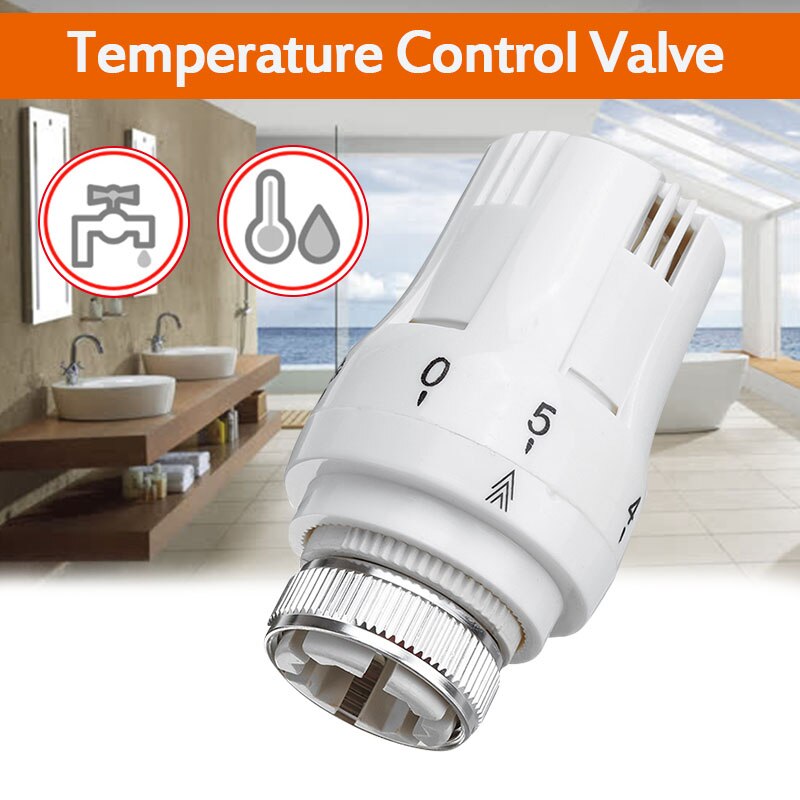 Thermostatic Radiator Valve Heating System Remote Controller Bathroom Water Pneumatic Temperature Control Valve