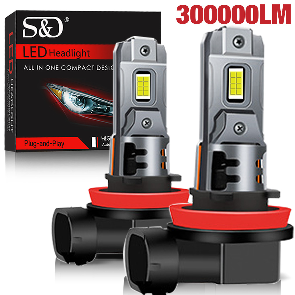 30000LM H8 H11 bombilla de faro LED 9005 HB3 9006 HB4 H16 JP luz antiniebla Canbus Mini 880 881 blanco 6500K CSP para coche diodo Lam: Blanco / H16 (JP)