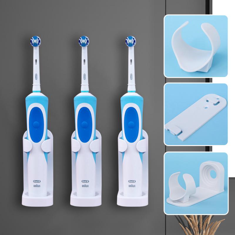 Household Electric Toothbrush Holder Stand Rack Wall-Mounted Toothbrush Holder Space Saving Bathroom Organizer Accessories