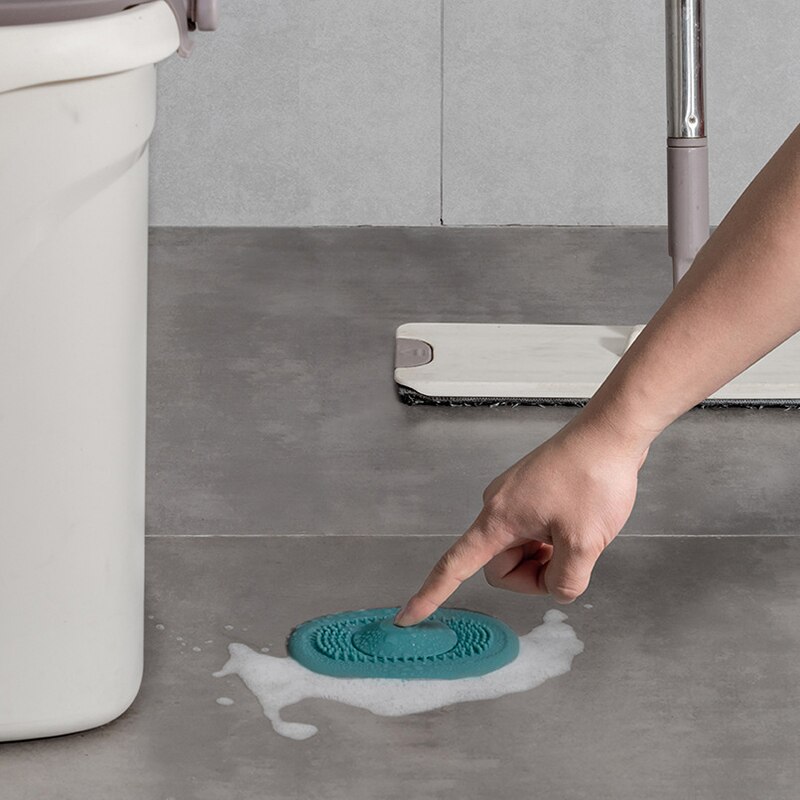 Drücken sie Typ Waschbecken Ablassen Sieb Waschbecken Haar Fänger Dusche Badewanne Boden Filter Deodorant Stecker Küche Schlecht Zubehör