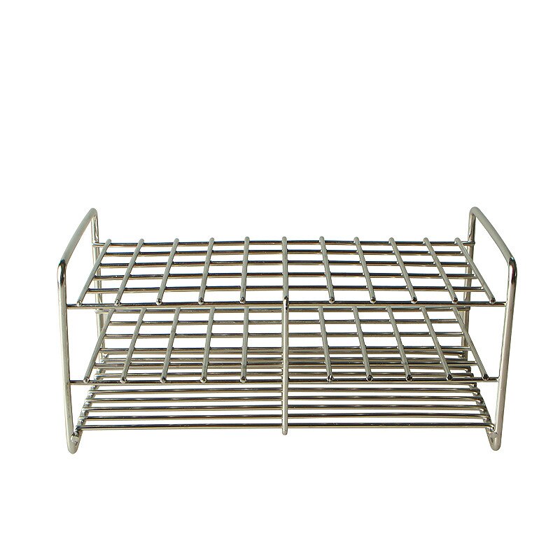 Reagenzglas Halfter Edelstahl Draht Rohr Gestell Reagenzglas Ständer Für Rohr Durchmesser 23mm/24mm/25mm/25,5mm 50 Brunnen 1 / PK