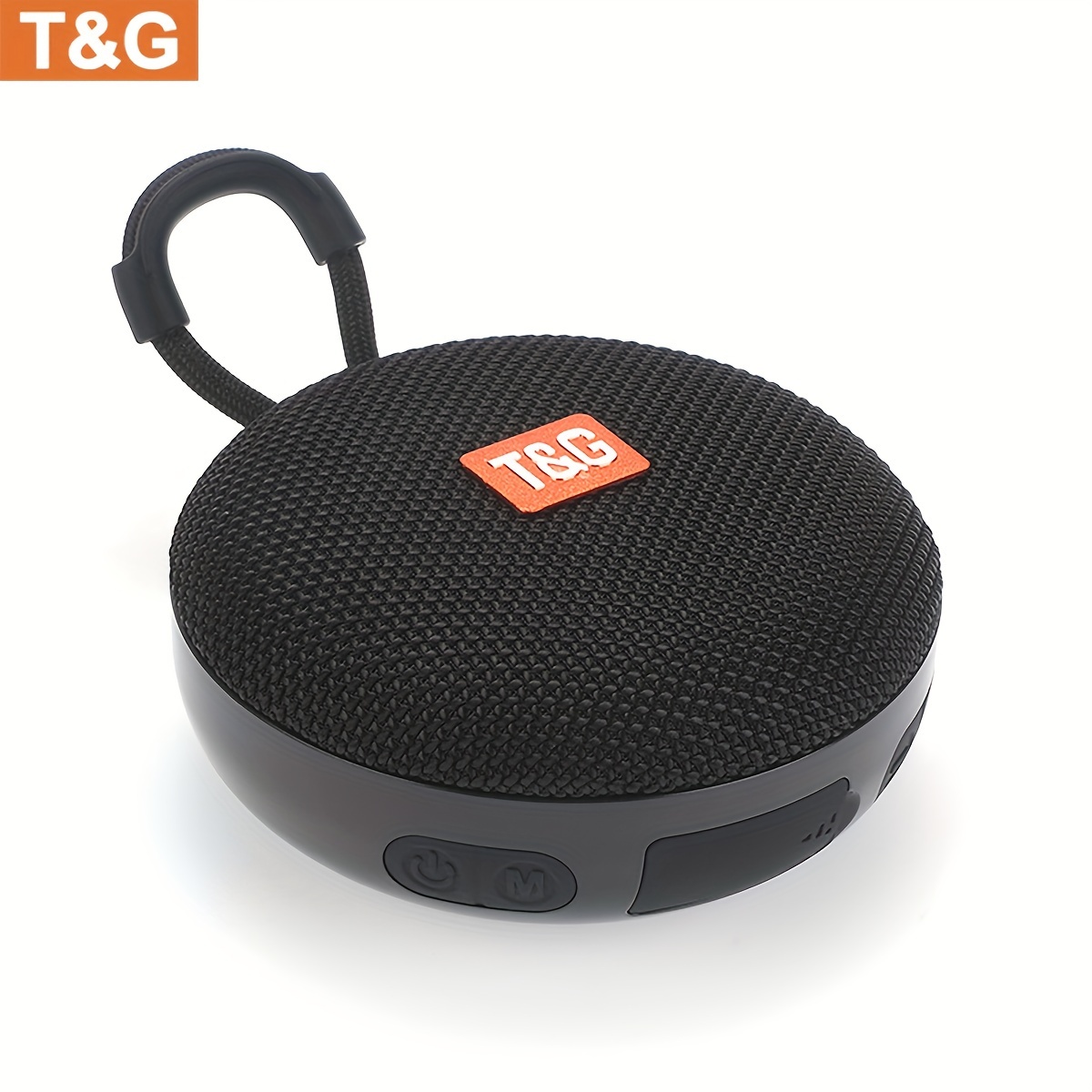 Tg 352 högtalare bluetooth bärbara trådlösa bashögtalare vattentäta högtalare med stöd för aux, tf, usb, fm, soundbar, subwoofer: Svart