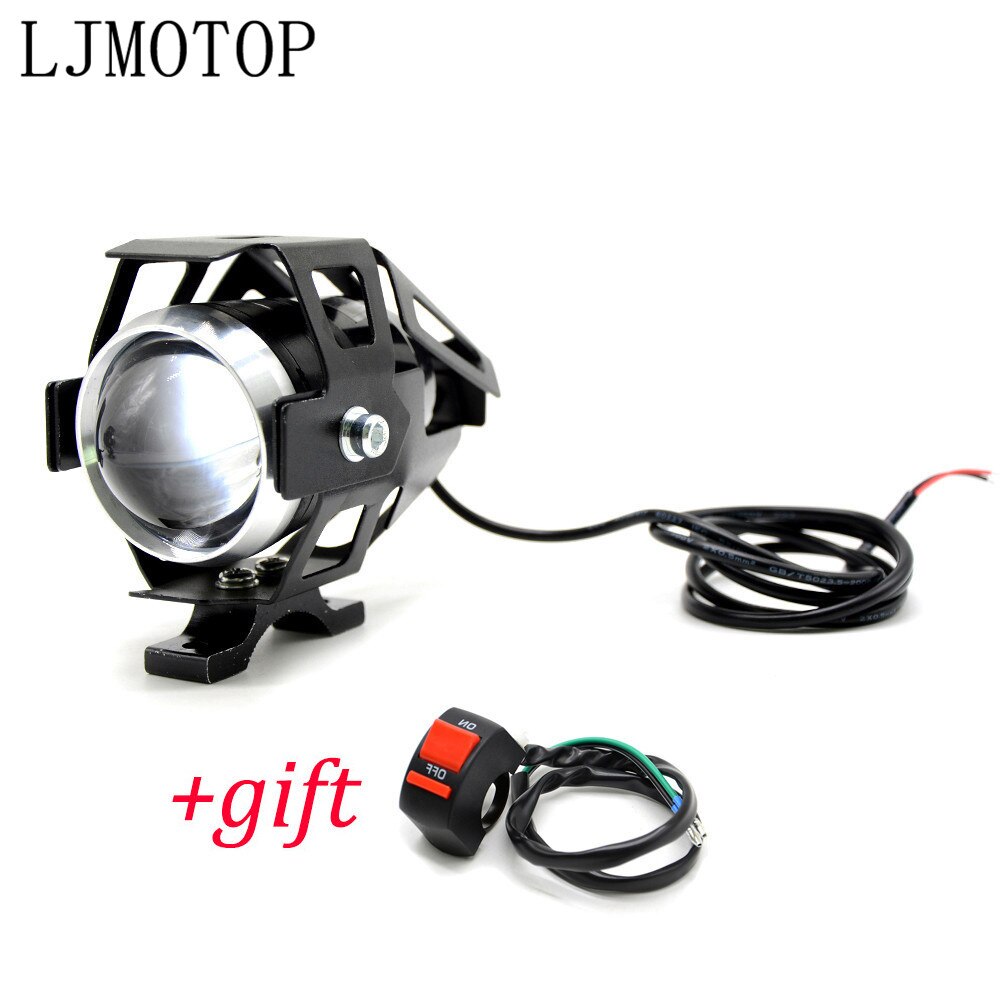 Phare LED pour motos U5, lampe décorative, pour DUCATI MONSTER 1200 / S / R Diavel/CaRbon/XDiavel/S, 12V: A-black-One