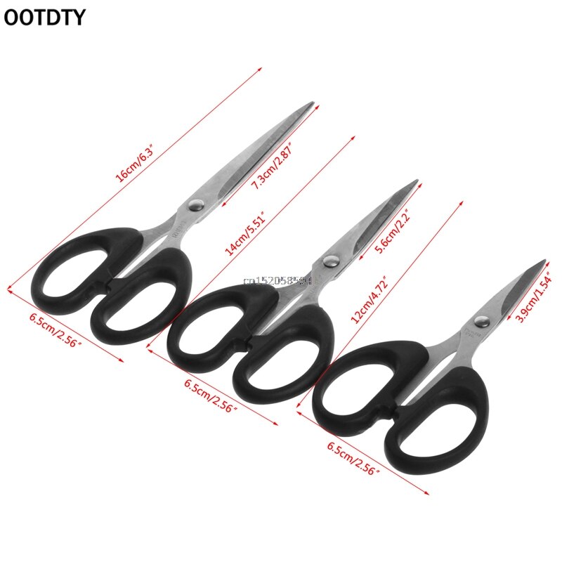 1pc Stainless Steel Scissor Shear Art Tailor Cutter Handicraft Tool DIY Home Office L/M/S