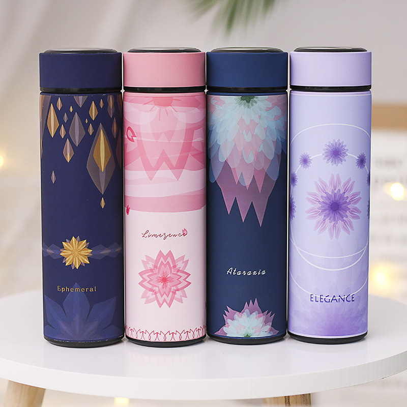 Zoobe termos de doble pared de acero inoxidable, termos, taza, café, té, leche, de Viaje Taza, termo, botella